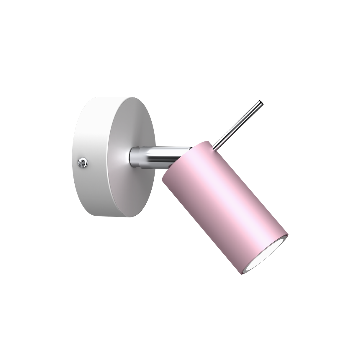 MiLagro Kinkiet Preston 1x mini GU10 Różowy / Biały MLP7626