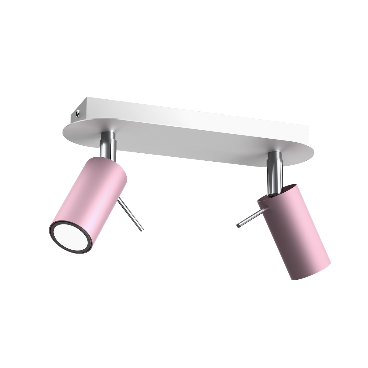MiLagro PRESTON Pink White 2xGU10 stylowe oświetlenie