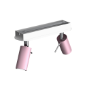 MiLagro PRESTON Pink White 2xGU10 stylowe oświetlenie