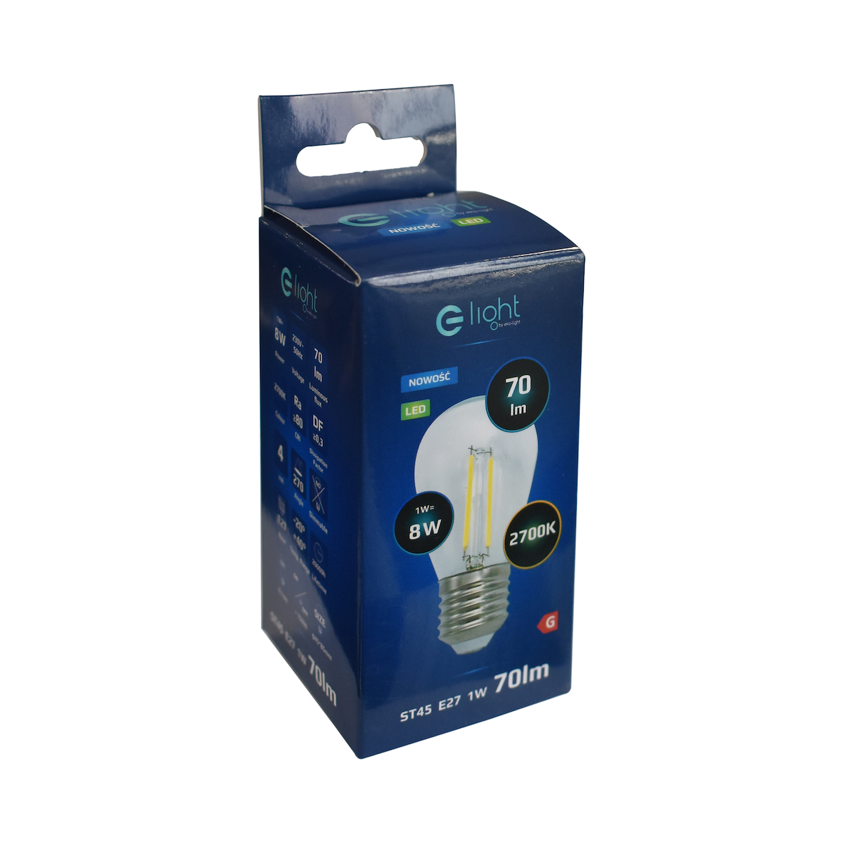 MiLagro Żarówka Filament LED 1W E27 oświetlenie klasy premium