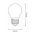 MiLagro Żarówka Filament LED 1,5W E27 wyjątkowy element aranżacji