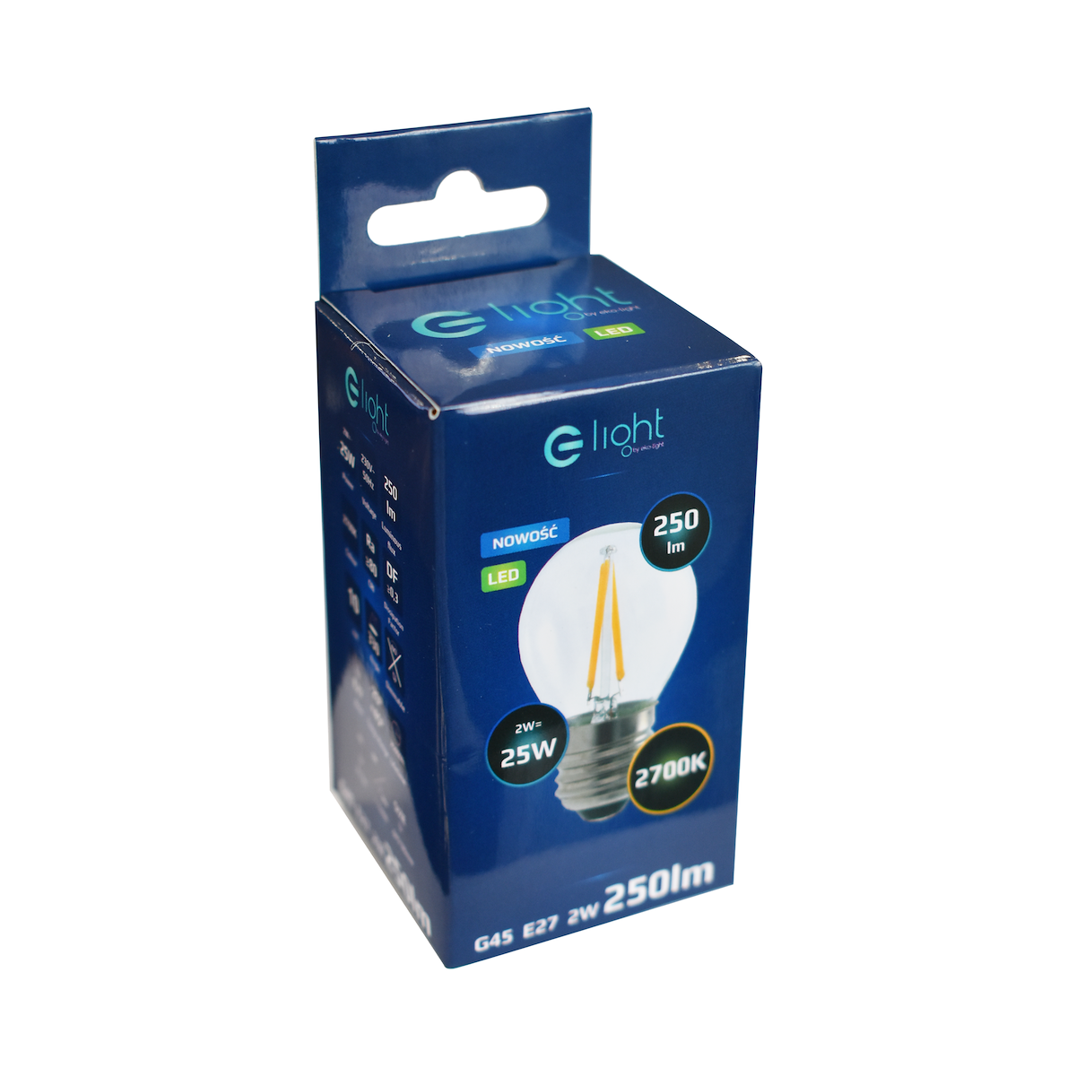 MiLagro Żarówka Filament LED 2W E27 wyjątkowe oświetlenie