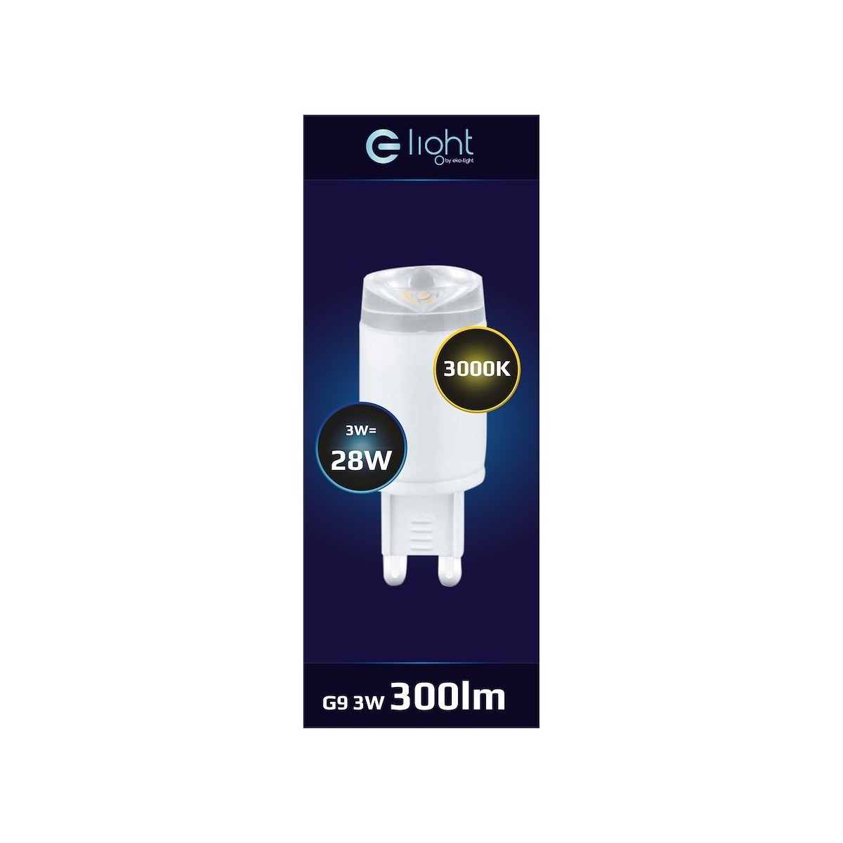 MiLagro Żarówka LED G9 3W 3000K oświetlenie klasy premium