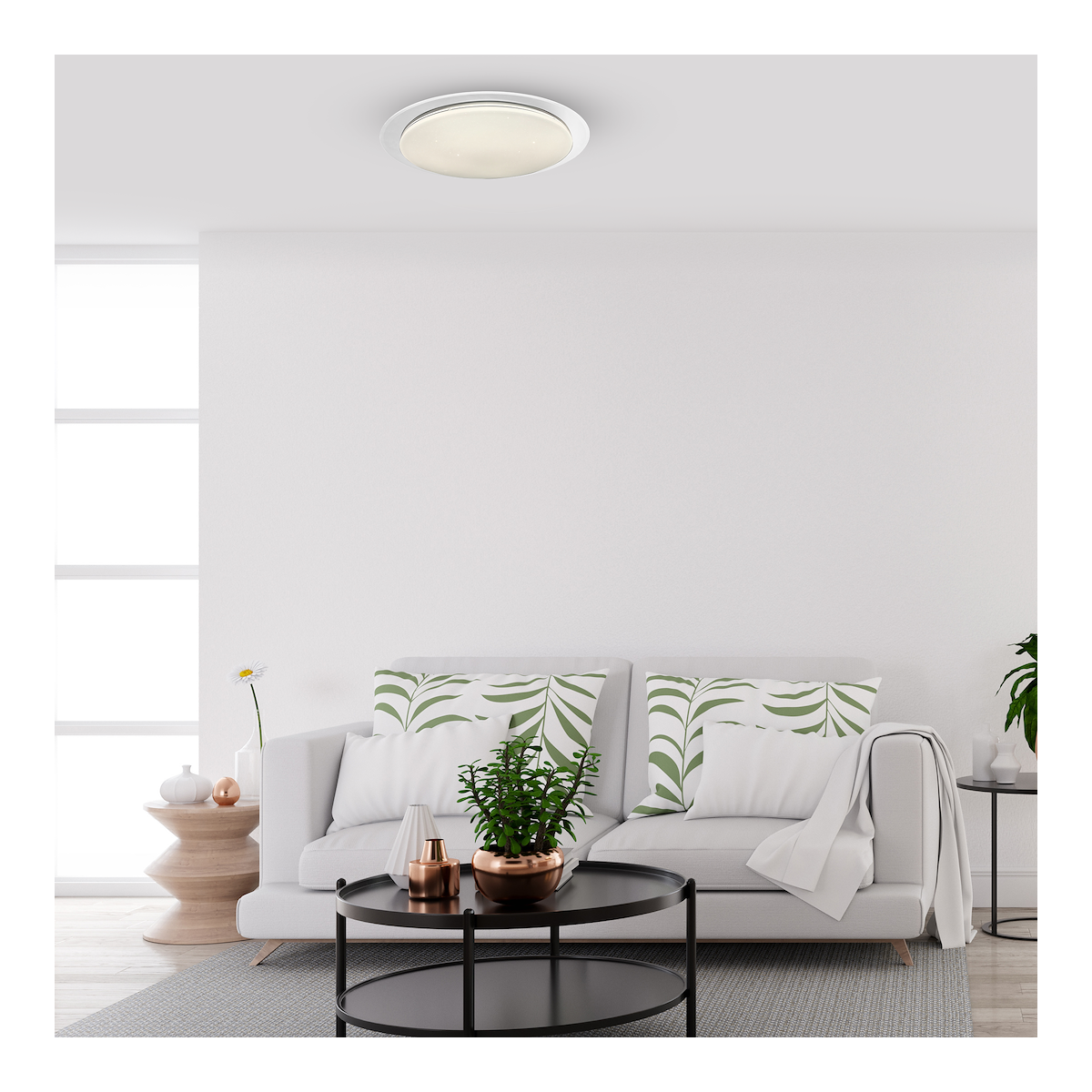 MiLagro Plafon ONTARIO LED 48W 570mm stylowe lampy sufitowe