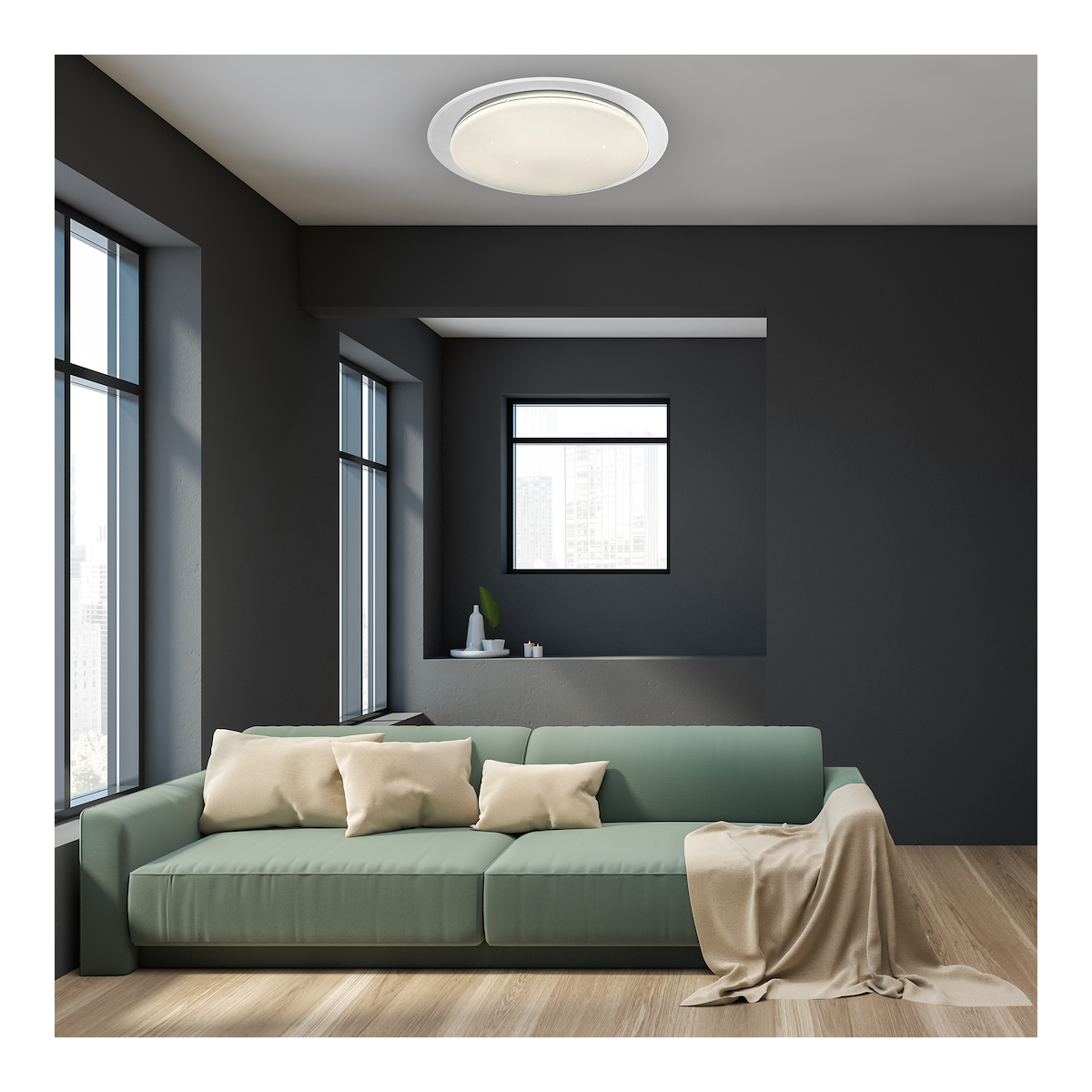 MiLagro Plafon ONTARIO LED 80W 760mm oświetlenie klasy premium