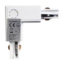 MiLagro Łącznik Track Light LD Biały designerskie oświetlenie