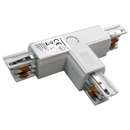 MiLagro Łącznik Track Light T DL Biały efektowne oświetlenie