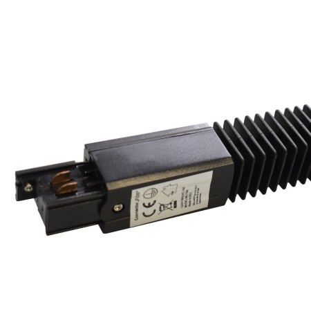 MiLagro Łącznik Track Light Flexi Czarny nowoczesne lampy do wnętrz
