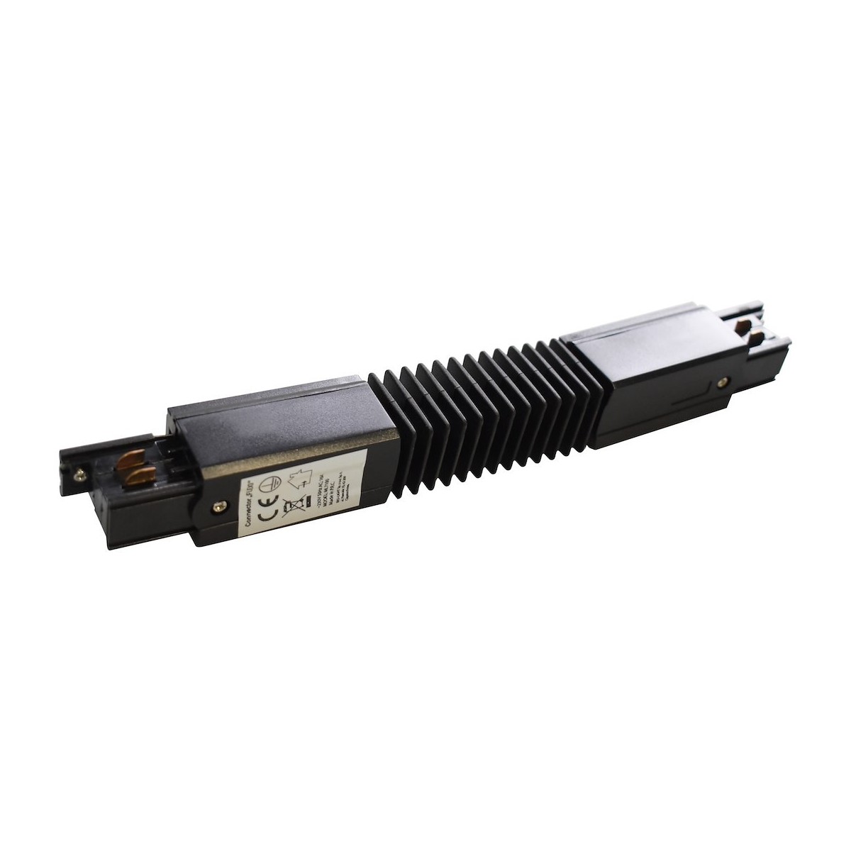 MiLagro Łącznik Track Light Flexi Czarny nowoczesne lampy do wnętrz