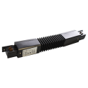 MiLagro Łącznik Track Light Flexi Czarny nowoczesne lampy do wnętrz