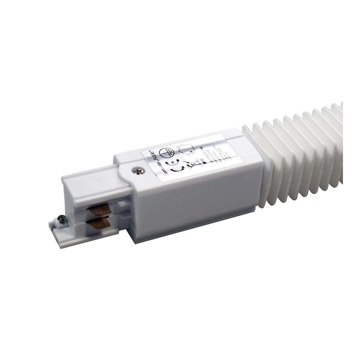 MiLagro Łącznik Track Light Flexi Biały światło podkreślające charakt