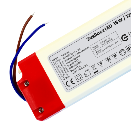 MiLagro Zasilacz LED 15W IP20 EKZAS559 stylowe oświetlenie