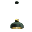 MiLagro Lampa Wisząca HARALD GOLD/GREEN 1xE27 MLP7694