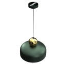 MiLagro Lampa Wisząca HARALD GOLD/GREEN 1xE27 MLP7694