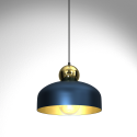 MiLagro Lampa Wisząca HARALD GOLD/NAVY BLUE 1xE27 MLP7695