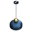 MiLagro Lampa Wisząca HARALD GOLD/NAVY BLUE 1xE27 MLP7695