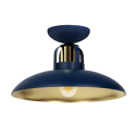 MiLagro Lampa sufitowa FELIX NAVY BLUE/GOLD 1xE27 MLP7713