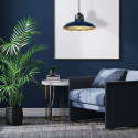 MiLagro Lampa wisząca FELIX NAVY BLUE/GOLD 1xE27 MLP7714