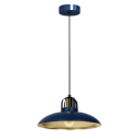 MiLagro Lampa wisząca FELIX NAVY BLUE/GOLD 1xE27 MLP7714