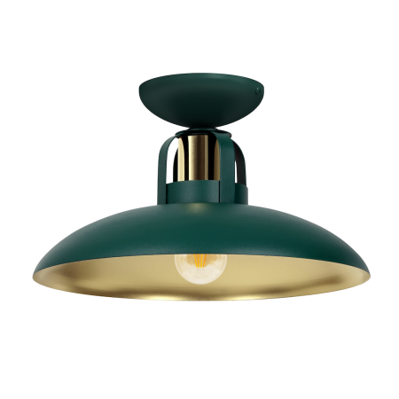 MiLagro Lampa sufitowa FELIX GREEN/GOLD 1xE27 MLP7708