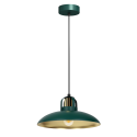 MiLagro Lampa wisząca FELIX GREEN/GOLD 1xE27 MLP7709