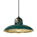 MiLagro Lampa wisząca FELIX GREEN/GOLD 1xE27 MLP7709