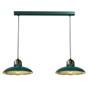 MiLagro Lampa wisząca FELIX GREEN/GOLD 2xE27 MLP7710