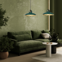 MiLagro Lampa wisząca FELIX GREEN/GOLD 2xE27 MLP7710