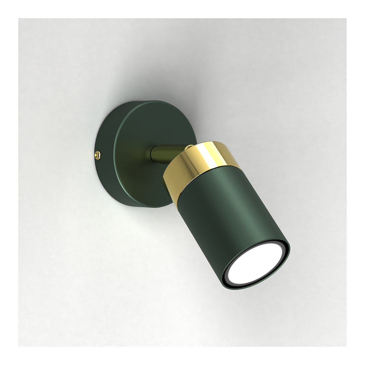 MiLagro Kinkiet JOKER GREEN/GOLD 1xGU10 MLP7717