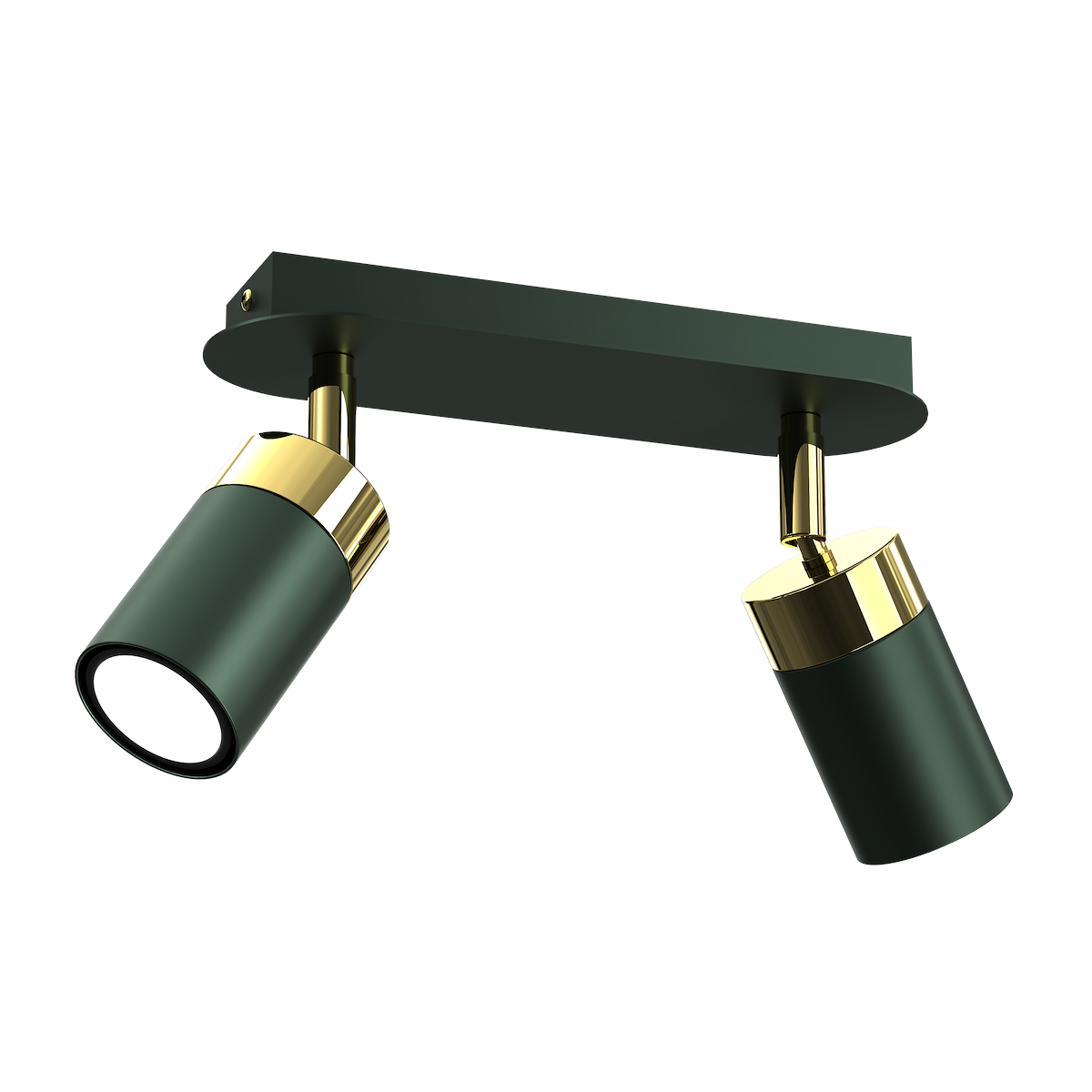 MiLagro Lampa sufitowa JOKER GREEN/GOLD 2xGU10 MLP7718