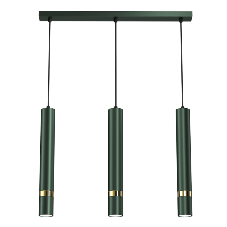 MiLagro Lampa wisząca JOKER 3xGU10 Green dekoracyjne oświetlenie