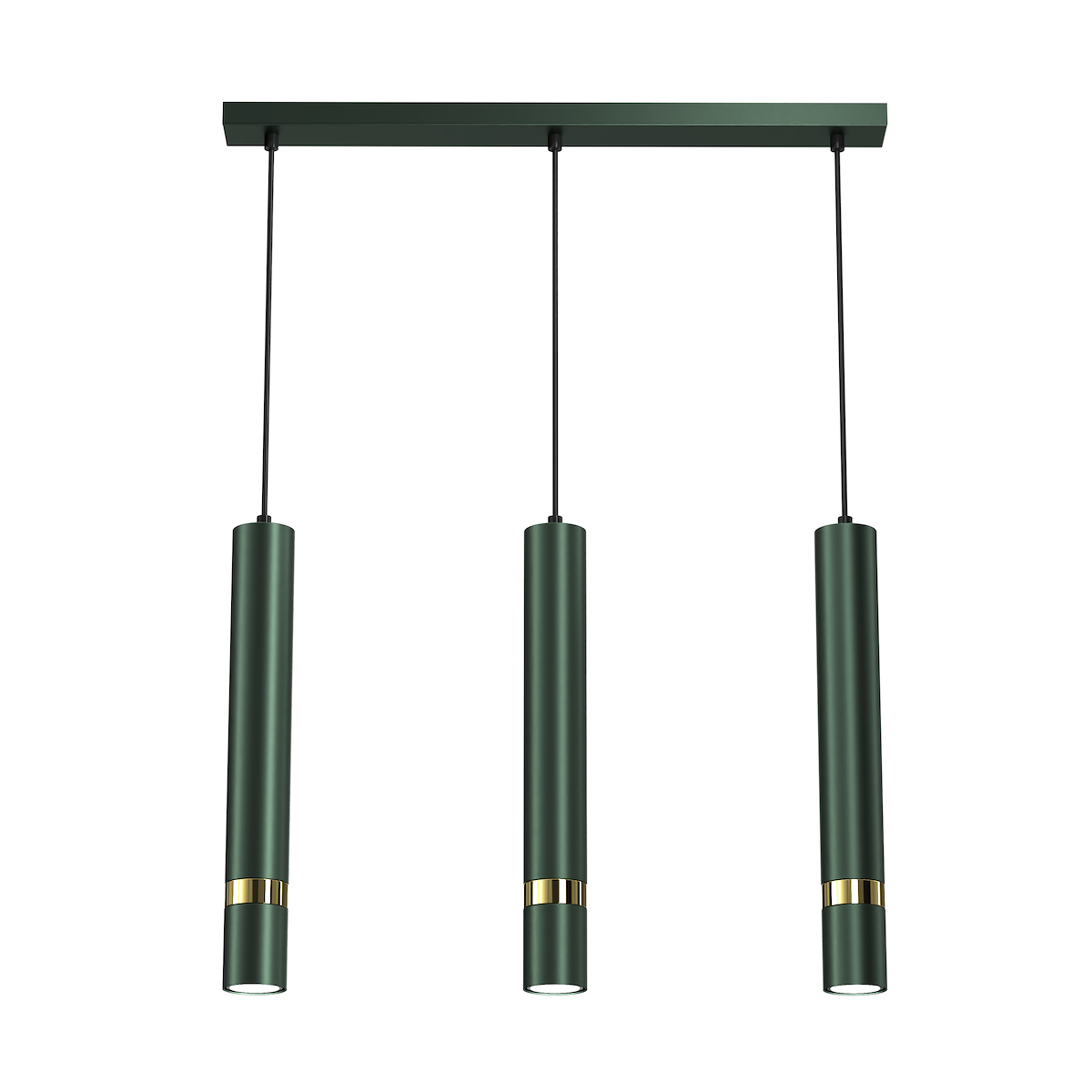 MiLagro Lampa wisząca JOKER 3xGU10 Green dekoracyjne oświetlenie