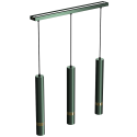 MiLagro Lampa wisząca JOKER GREEN/GOLD 3xGU10 MLP7721