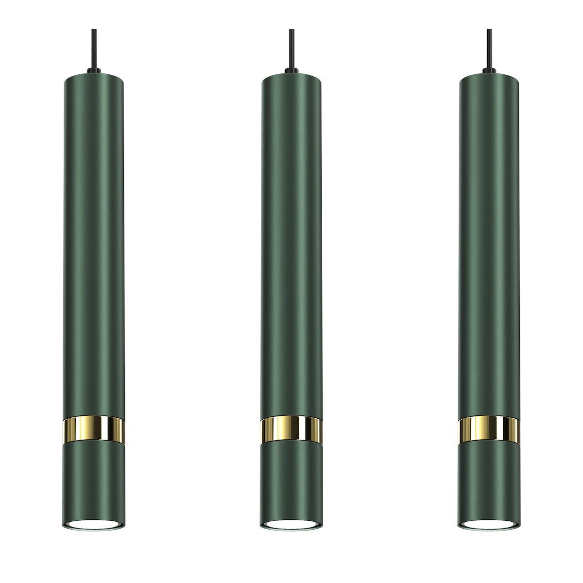 MiLagro Lampa wisząca JOKER GREEN/GOLD 3xGU10 MLP7721