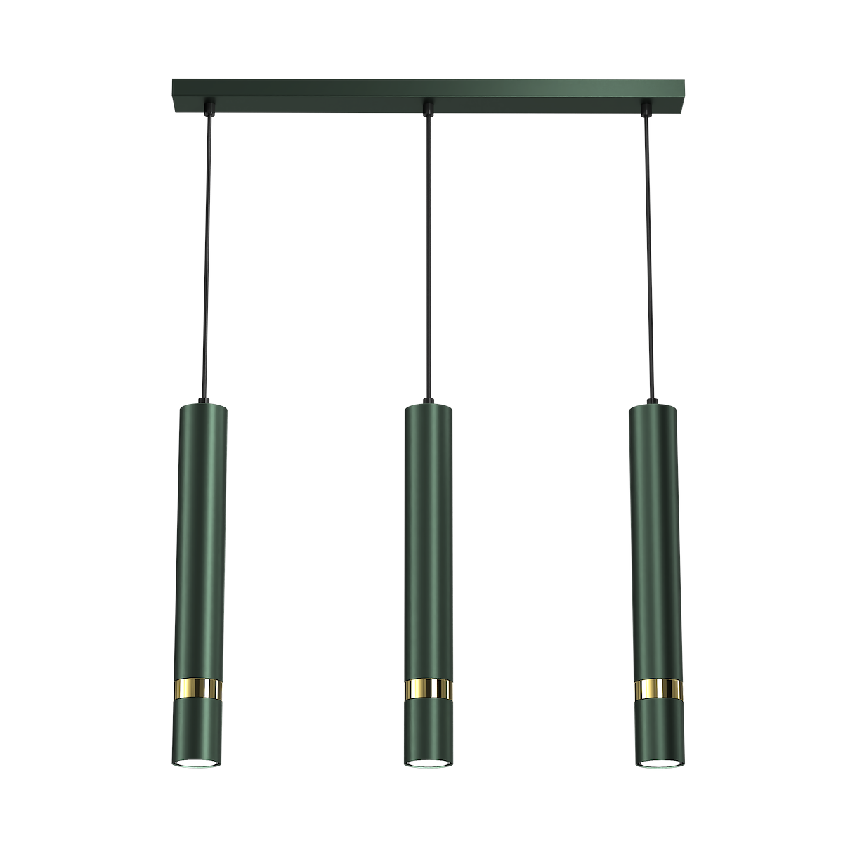 MiLagro Lampa wisząca JOKER 3xGU10 Green dekoracyjne oświetlenie