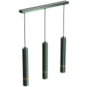 MiLagro Lampa wisząca JOKER GREEN/GOLD 3xGU10 MLP7721