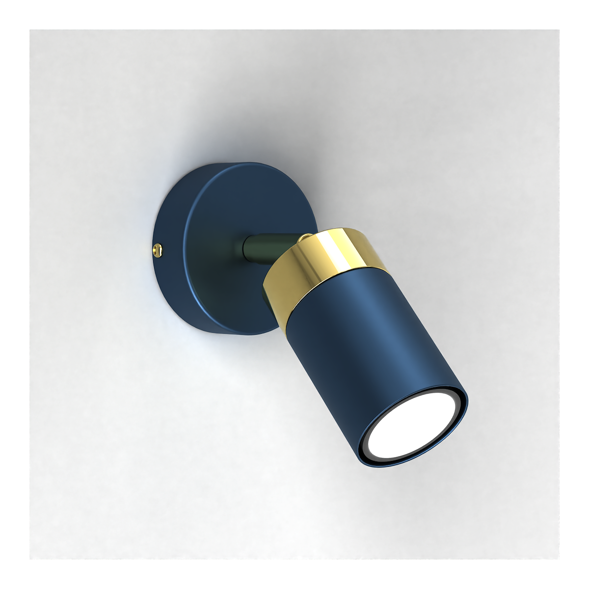 MiLagro Kinkiet JOKER NAVY BLUE/GOLD 1xGU10 MLP7722