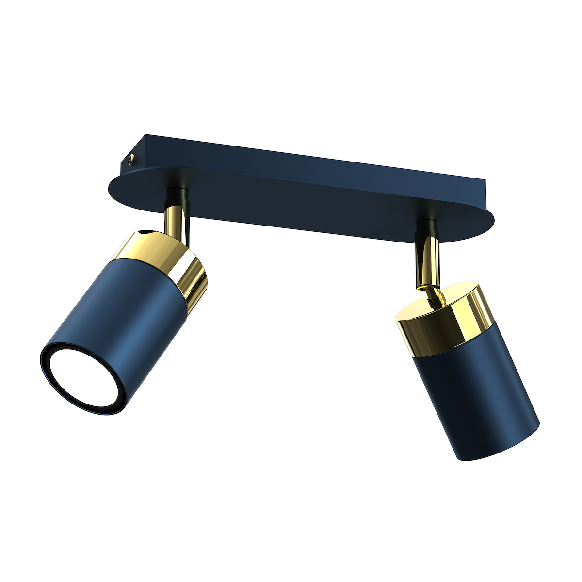 MiLagro Lampa sufitowa JOKER NAVY BLUE/GOLD 2xGU10 MLP7723