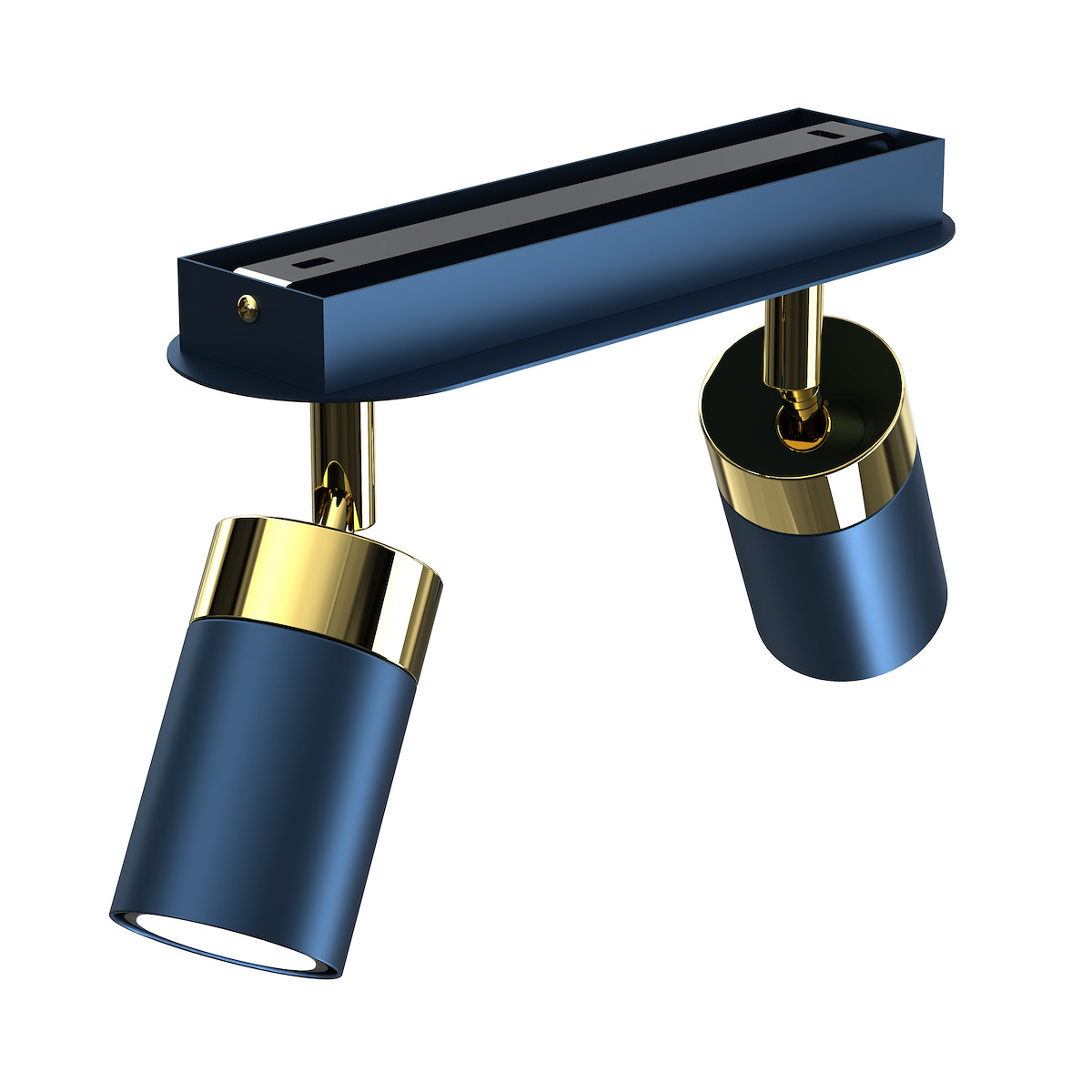 MiLagro Lampa sufitowa JOKER NAVY BLUE/GOLD 2xGU10 MLP7723