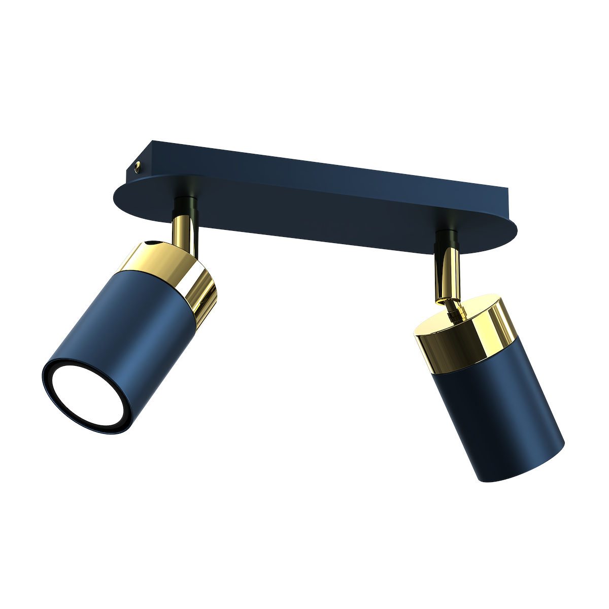 MiLagro Lampa sufitowa JOKER NAVY BLUE/GOLD 2xGU10 MLP7723
