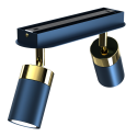MiLagro Lampa sufitowa JOKER NAVY BLUE/GOLD 2xGU10 MLP7723