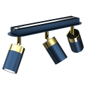 MiLagro Lampa sufitowa JOKER 3xGU10 Navy eleganckie oświetlenie