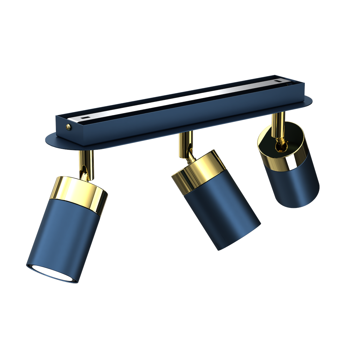 MiLagro Lampa sufitowa JOKER NAVY BLUE/GOLD 3xGU10 MLP7724