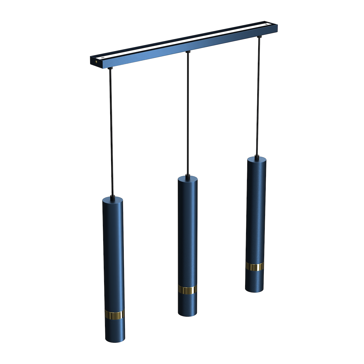 MiLagro Lampa wisząca JOKER NAVY BLUE/GOLD 3xGU10 MLP7726