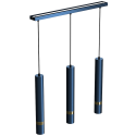 MiLagro Lampa wisząca JOKER NAVY BLUE/GOLD 3xGU10 MLP7726