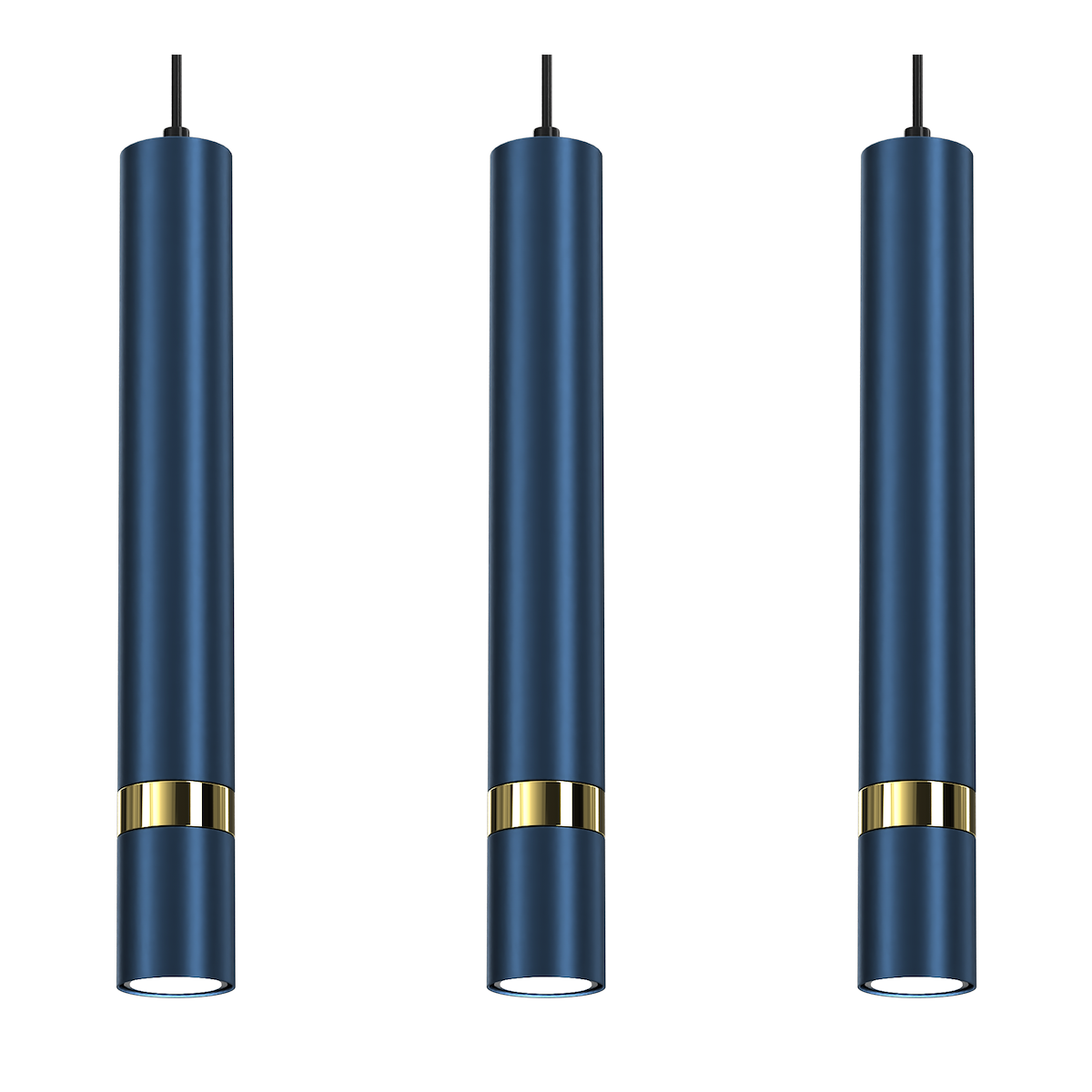 MiLagro Lampa wisząca JOKER NAVY BLUE/GOLD 3xGU10 MLP7726
