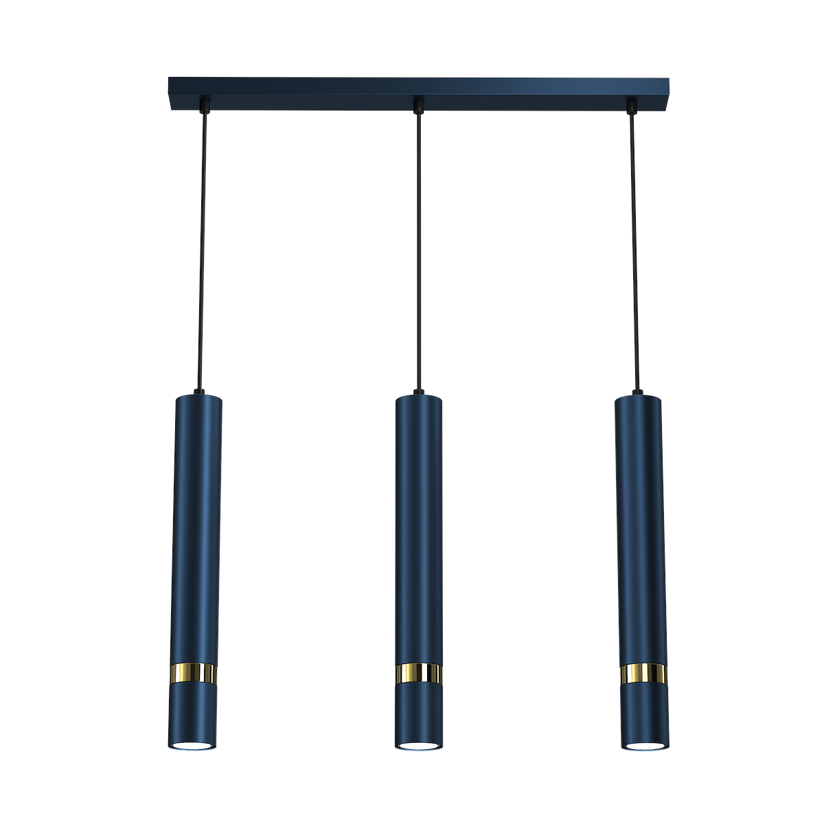 MiLagro Lampa wisząca JOKER NAVY BLUE/GOLD 3xGU10 MLP7726