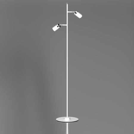 MiLagro Lampa podłogowa JOKER White Chrome wyjątkowa iluminacja