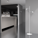 MiLagro Lampa podłogowa JOKER White Chrome wyjątkowa iluminacja