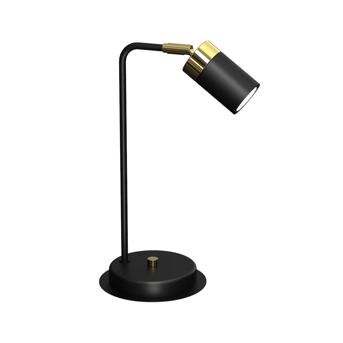 MiLagro Lampka nocna JOKER Black Gold nowoczesne lampy do wnętrz